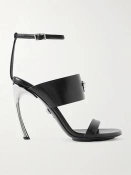 Versace | Embellished Leather Sandals  - IT36.5