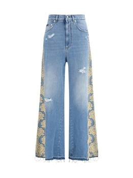 Dolce & Gabbana | Dolce & Gabbana Lace Panelled Jeans
