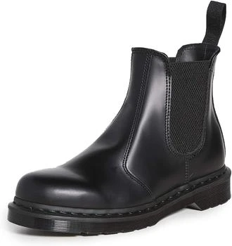 Dr. Martens Dr. Martens Unisex 2976 Mono Smooth Leather Chelsea Boot, Black, 7 Women/6 Men