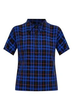 MAISON MARGIELA | Maison Margiela Plaid Short-Sleeved Shirt