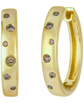 Le Vian | Chocolate Diamond Hoop Earrings (0.154 ct. t.w.) in 14k Honey Gold