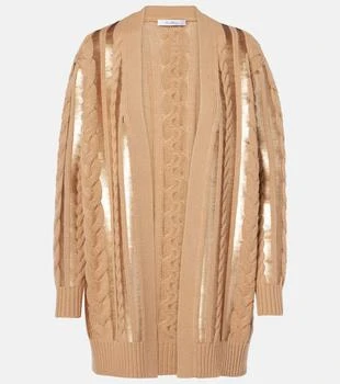 Max Mara | Mirco sequined wool and cashmere cardigan