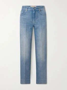 Valentino | Mid-rise Straight-leg Jeans - Light denim