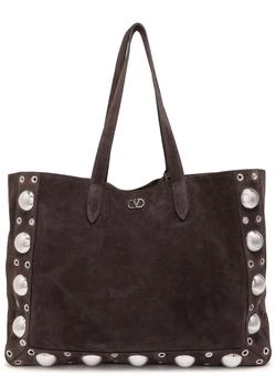 Valentino | Nellcôte large studded suede tote