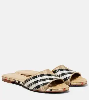Burberry | Sloane Burberry Check mules