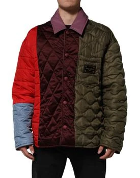 Dolce & Gabbana | Patchwork PolyesterQuilted Men's Jacket