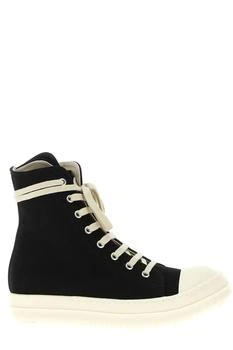 Rick Owens | Rick Owens DRKSHDW Round Toe Lace-Up Sneakers