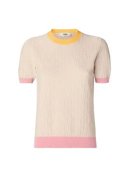 Fendi | Fendi Logo Detailed Short-Sleeved Jumper