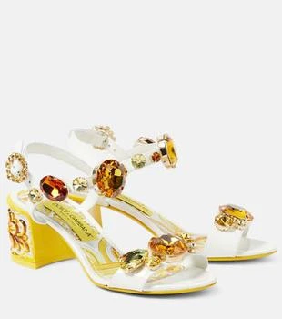 Dolce
Gabbana | Keira embellished patent leather sandals