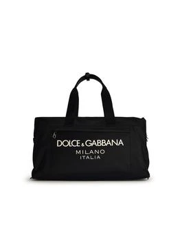 Dolce & Gabbana | Dolce & Gabbana Logo Printed Zipped Holdall Bag