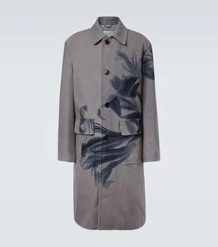 Randale floral cotton trench coat