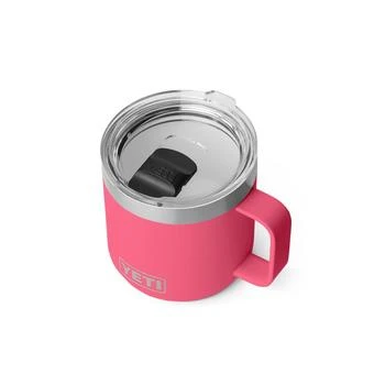YETI YETI Rambler 14 oz Ceramic Lined Stackable Mug, Vacuum Insulated, Stainless Steel with MagSlider Lid, Tropical Pink