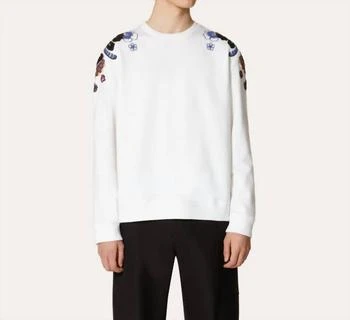 Valentino | Valentino - World Arazzo Embroidered Crew Neck Sweatshirt