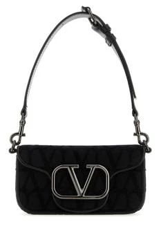 Valentino | Valentino VLogo Plaque Foldpver Top Shoulder Bag
