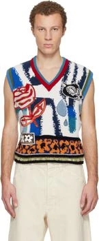 Marni | Multicolor V-Neck Vest