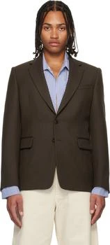 Dries Van Noten | Brown Wool Blazer