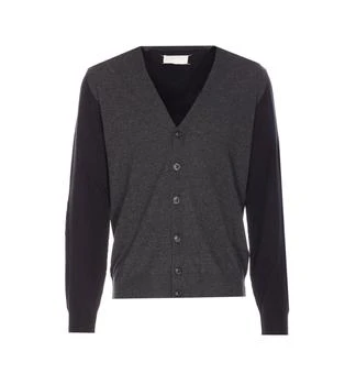 MAISON MARGIELA | Maison Margiela V-Neck Elbow-Patch Cardigan