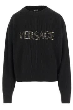 Versace | Versace Logo-Embellished Crewneck Jumper