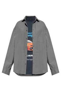 Balenciaga | Gucci Layered Long-Sleeve Shirt