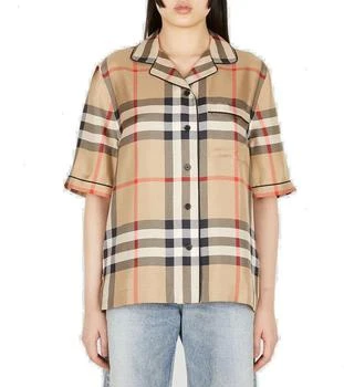 Burberry | Burberry Vintage Check Buttoned Short-Sleeved Shirt
