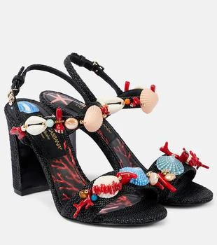 Dolce
Gabbana | Capri Kiera Sophia embellished raffia sandals