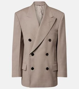 Gucci | Double-breasted wool mouliné blazer