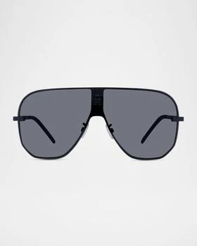 Givenchy | Men's 4Gem Metal Shield Sunglasses