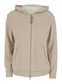 Brunello Cucinelli | Brunello Cucinelli Monile Zipped Hoodie