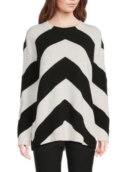 Valentino | Chevron Wool Sweater