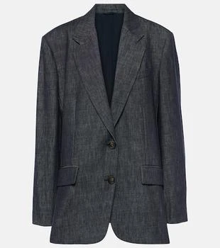 Brunello Cucinelli | Single-breasted denim blazer