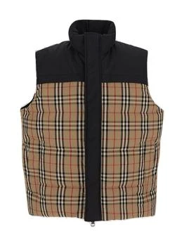 Burberry | Burberry Check-Printed Reversible Padded Gilet