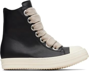 Rick Owens | Black Concordians Jumbolace Sneakers