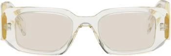 Prada | Yellow 'Prada Symbole' Sunglasses