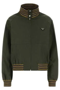Prada | Prada Triangle-Logo Zipped Jacket