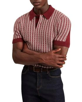 Kolomer Herringbone Texture Polo