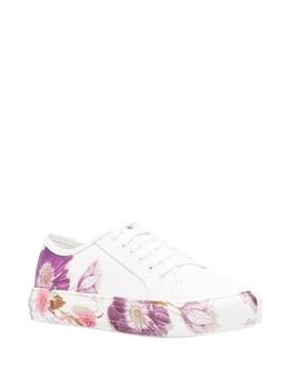 Salvatore Ferragamo | Womens Floral-Print Sneakers In White