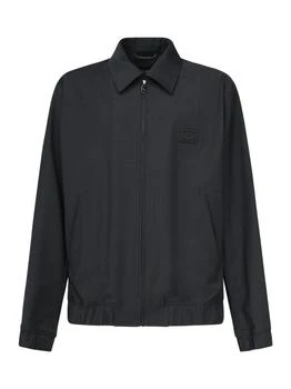 Dolce & Gabbana | Dolce & Gabbana Logo Tag Zipped Jacket