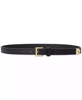 Ralph Lauren Women
s Pebbled Leather Skinny Belt