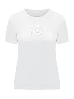 Dolce & Gabbana | Dolce & Gabbana Logo Embellished T-Shirt