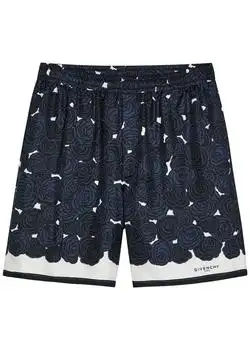 Givenchy | Floral-print silk shorts
