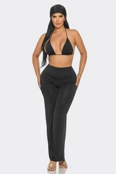 TRUEDAMES Bra Top And Pants And Bandana Set