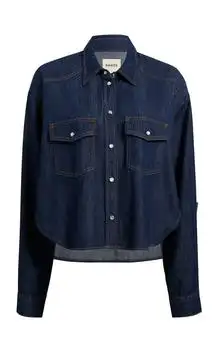 Khaite | Khaite Grenon Chambray Shirt - Moda Operandi