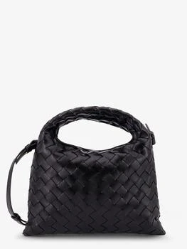 Bottega Veneta | Mini Hop leather crossbody bag with Intrecciato pattern