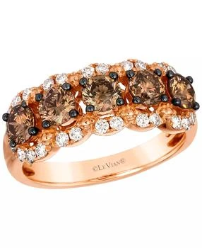 Le Vian | Chocolate Diamond (1.15 ct. t.w.) 
Nude Diamond (0.39 ct. t.w.) Ring in 14k Strawberry Gold