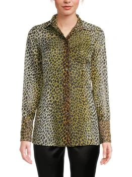 Dolce 
Gabbana | ​Printed Long-Sleeve Button-Front Shirt