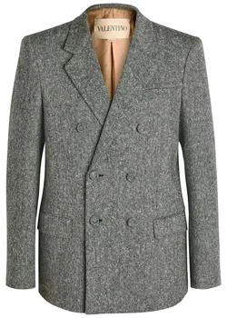 Valentino | Double-breasted tweed blazer