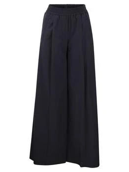 Brunello Cucinelli | Brunello Cucinelli Elasticated Waistband Wide-Leg Trousers