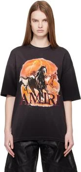 AMIRI | Black Plains Oversized T-shirt