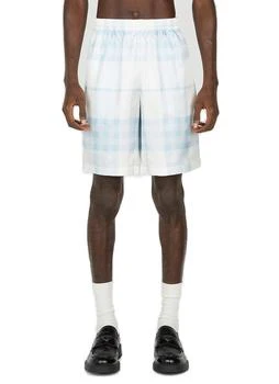 Burberry | Burberry Checked Elasticated Waistband Shorts