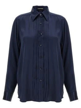 Tom Ford | Tom Ford Pintuck-Detailed Long-Sleeved Shirt